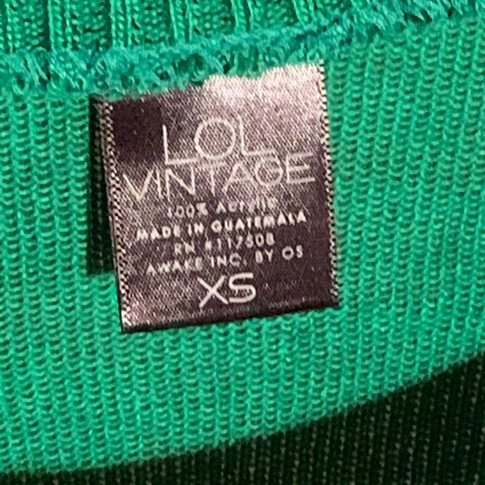 LOL Vintage Green Oh Deer Ugly Christmas Sweater - Picture 2 of 3
